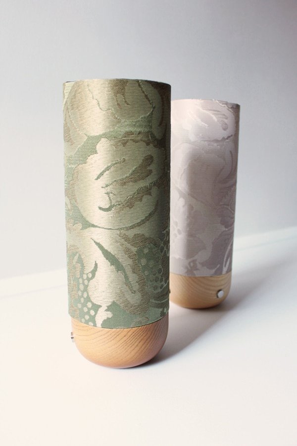 Lampade Canfin con damaschi Bevilacqua