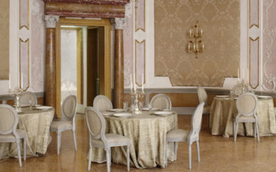 Lusso ritrovato: il broccatello Bevilacqua per Orient Express Venezia