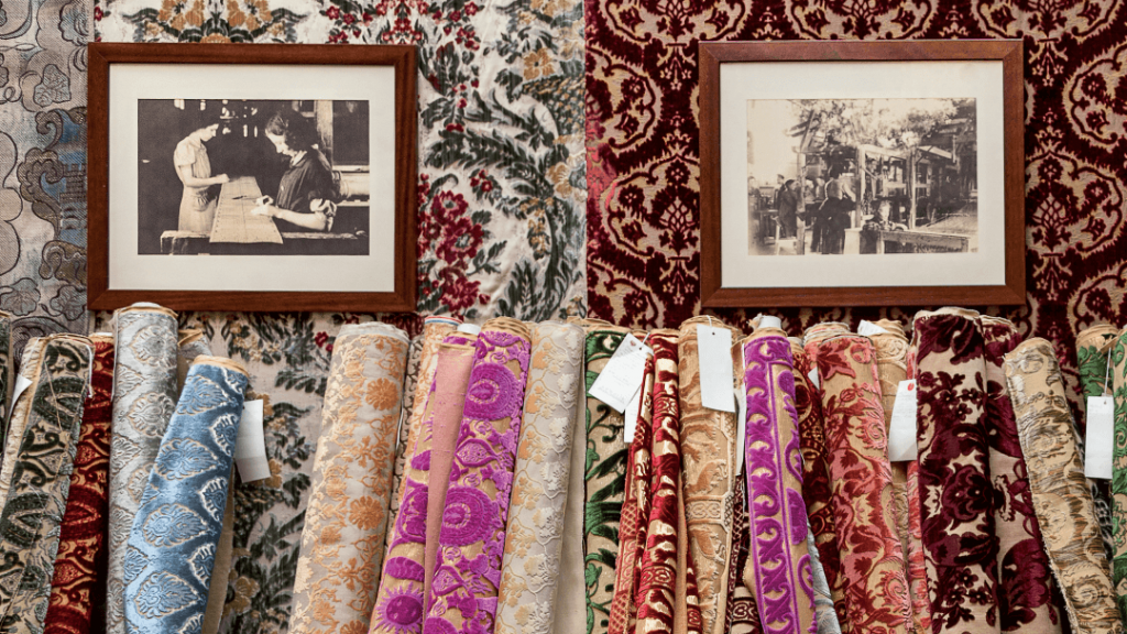 Tessitura Luigi Bevilacqua luxury furnishing fabrics production in Venice