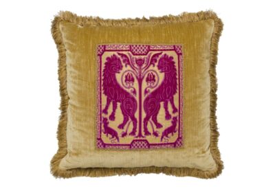 Подушка из бархата Soprarizzo “Leoni”