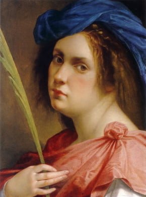 Artemisia_Gentileschi_Selfportrait_Martyr Artemisia_Gentileschi_Selfportrait_Martyr