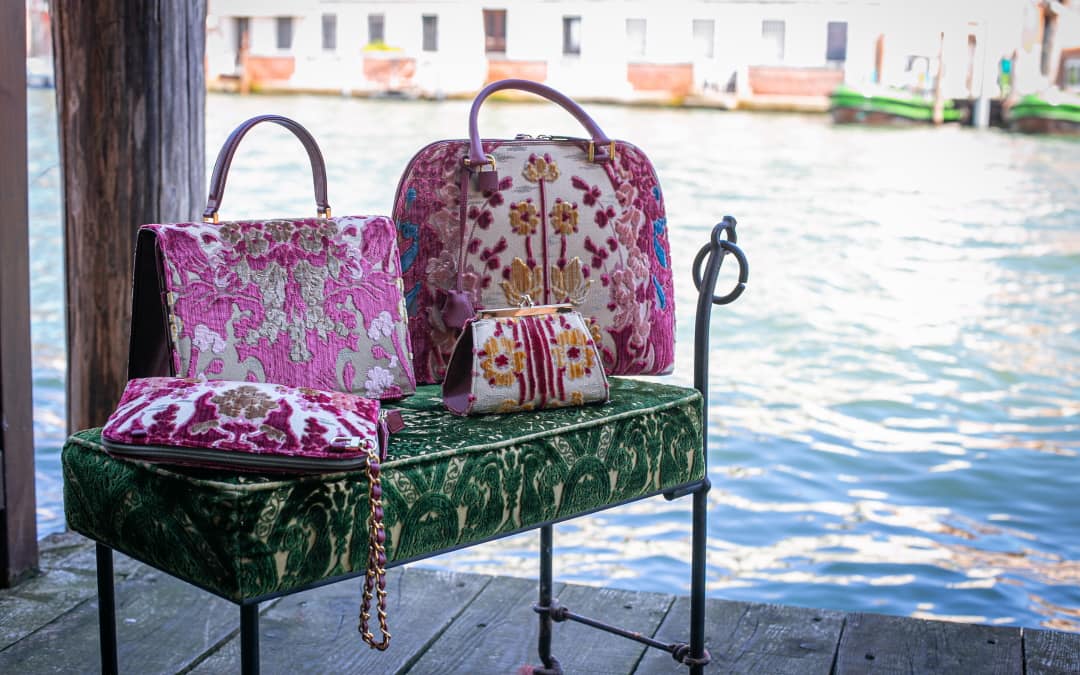 Fresie Multicolored Velvet and Handbag Collection