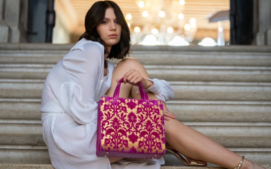 Bevilacqua Tote Bag Mini rinascimento fucsia by Igor Serdyukov @serdyukovigor -1080x675 Bevilacqua Tote Bag Mini rinascimento fucsia | tessitura bevilacqua