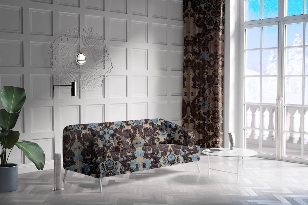 Palermo 39493 Multi-coloured Velvet - Image 2