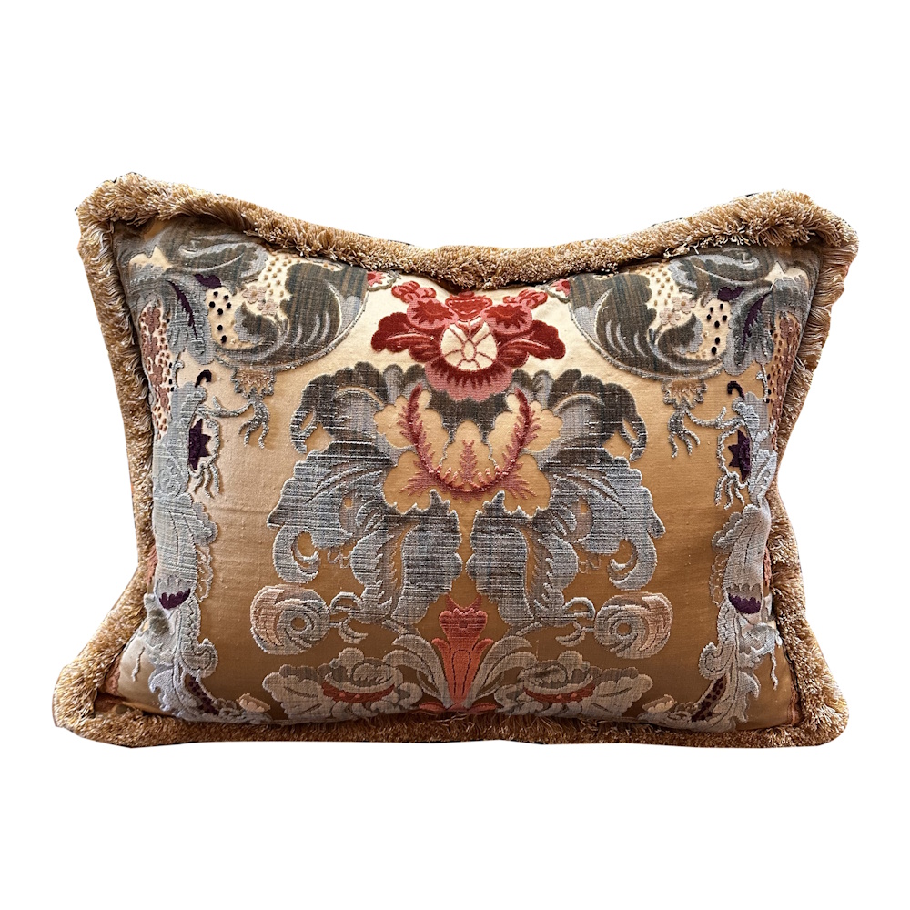 cuscino velluto fioroni soprarizzo cenere Soprarizzo-Giardino-Fioroni-002-3077-cenere | Tessitura Bevilacqua