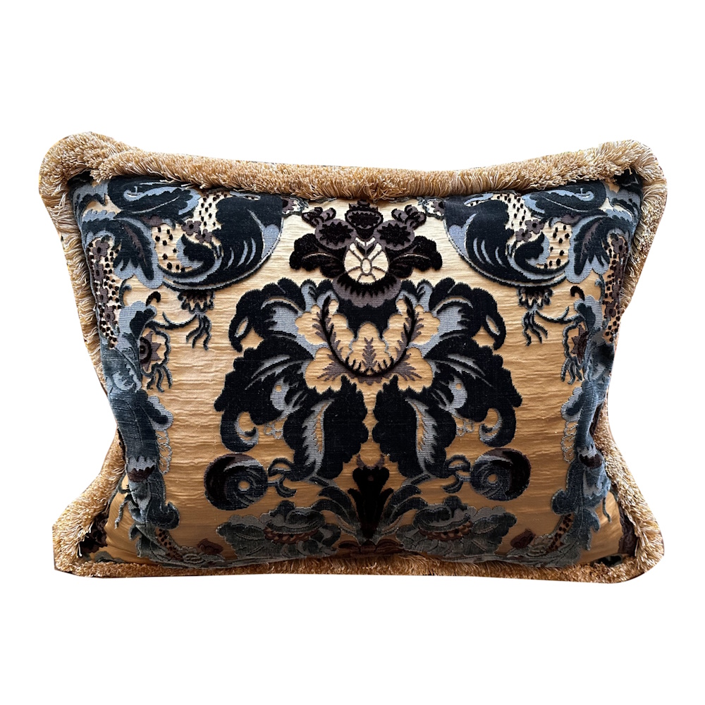 cuscino velluto fioroni soprarizzo indaco Soprarizzo-Giardino-Fioroni-002-3077-cenere | Tessitura Bevilacqua