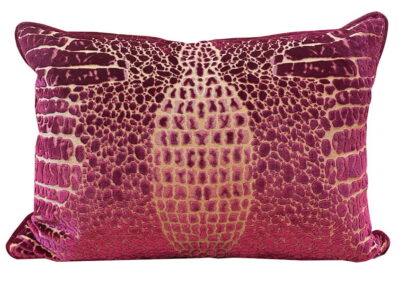 Alligatore Velvet Cushion